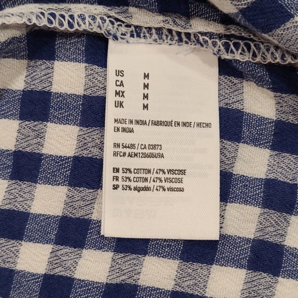 AEO Gingham Shirt - Picture 7 of 7